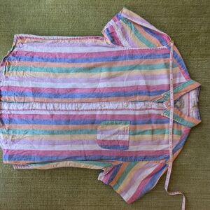 J. Crew Multicolor Striped Shirt